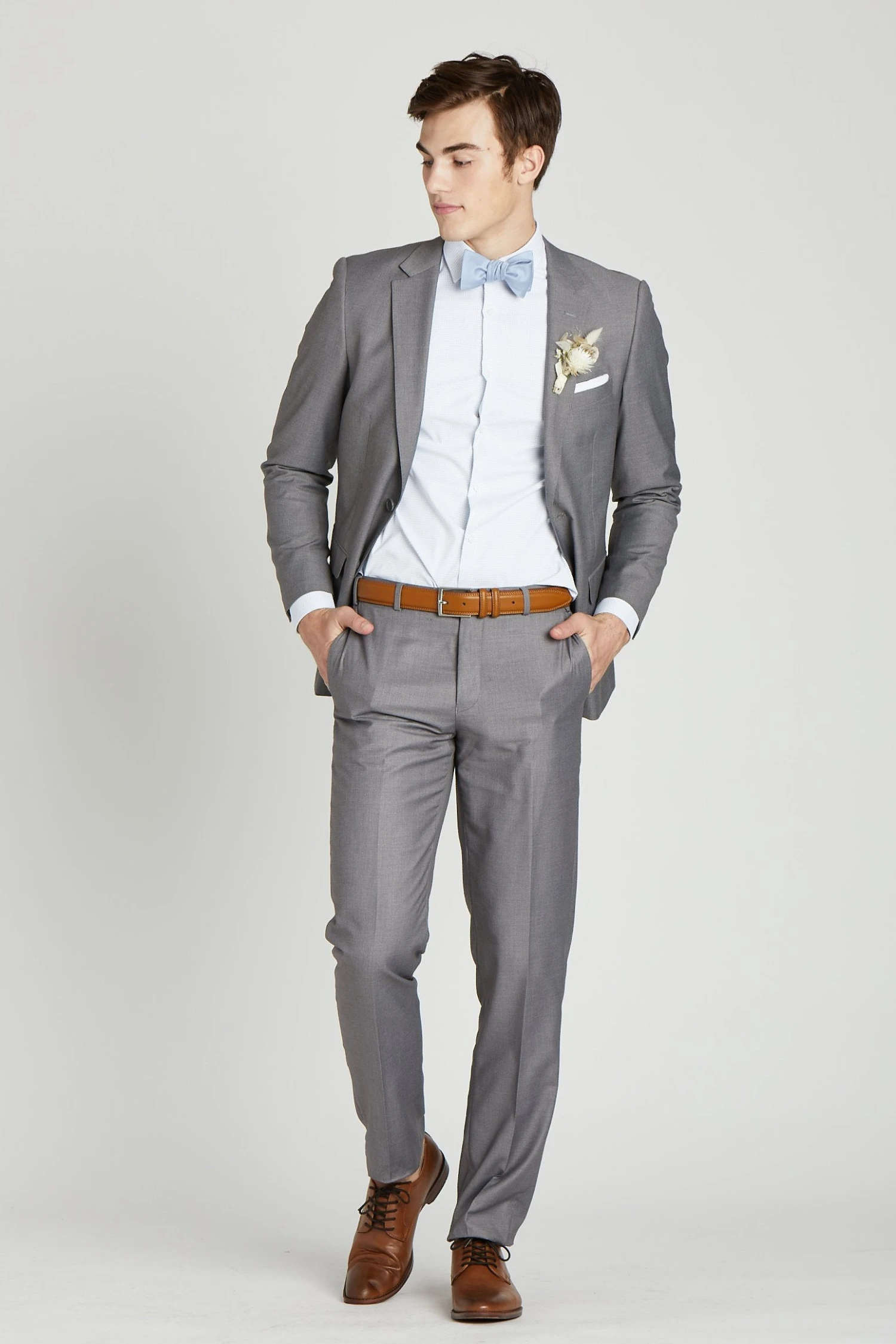 Daniel Bow Tie - Dusty Blue - Image 8