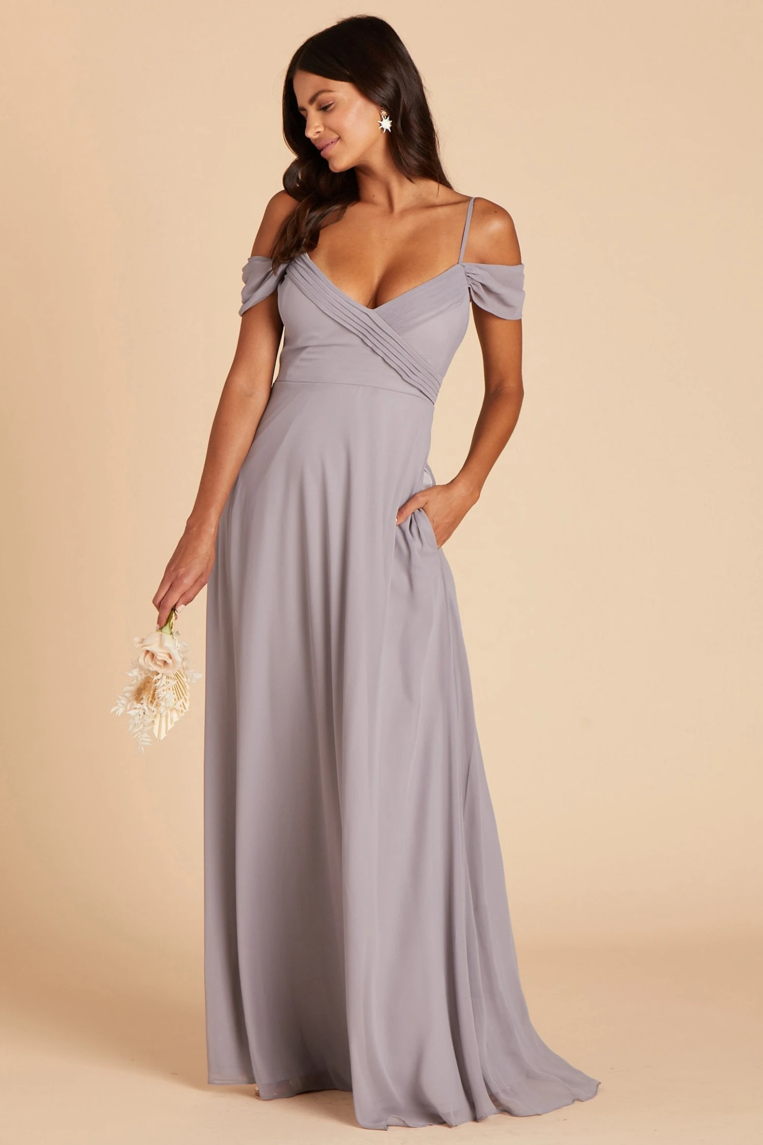 Spence Convertible Dress - Silver - Image 4