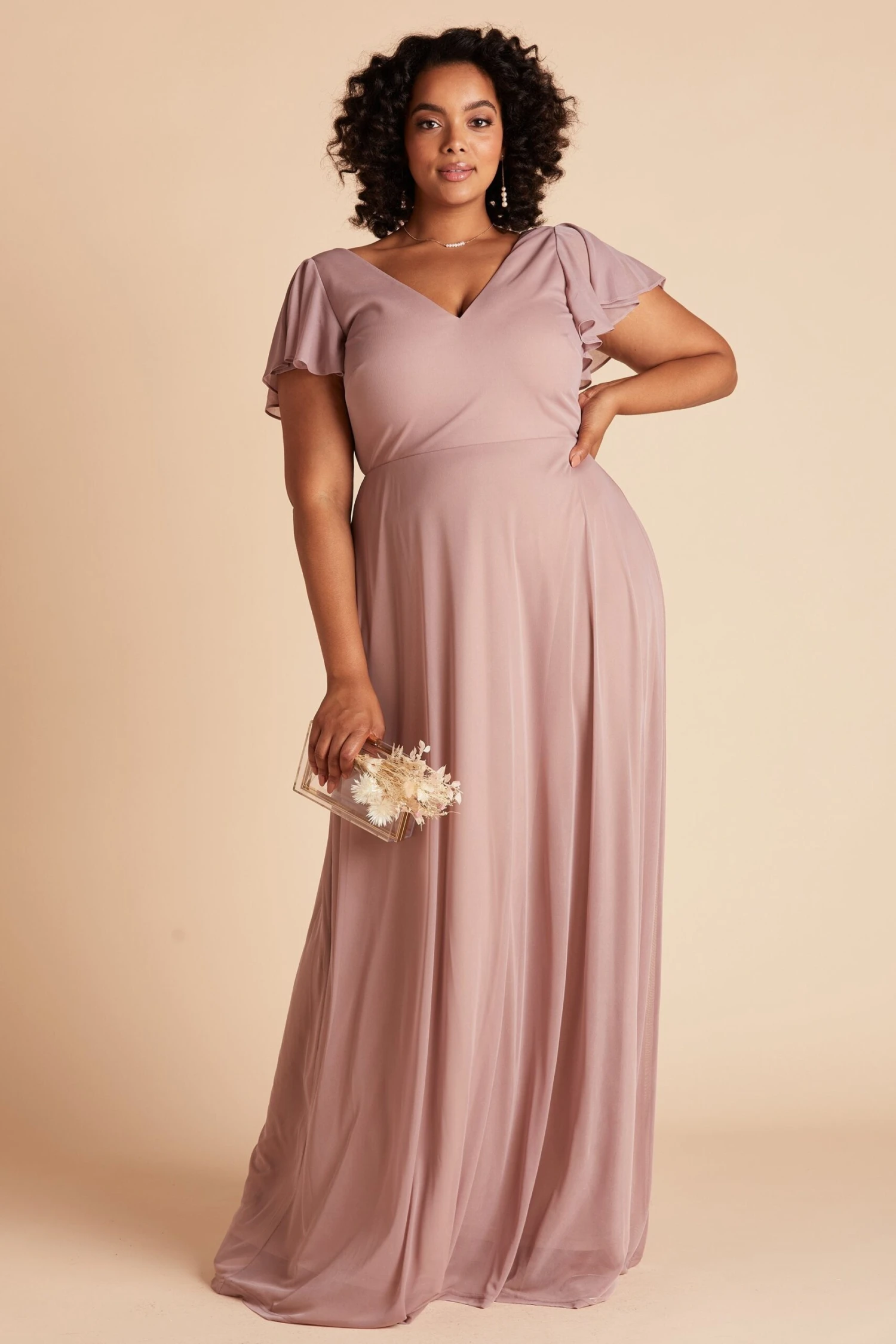 Hannah Dress - Mauve - Image 11