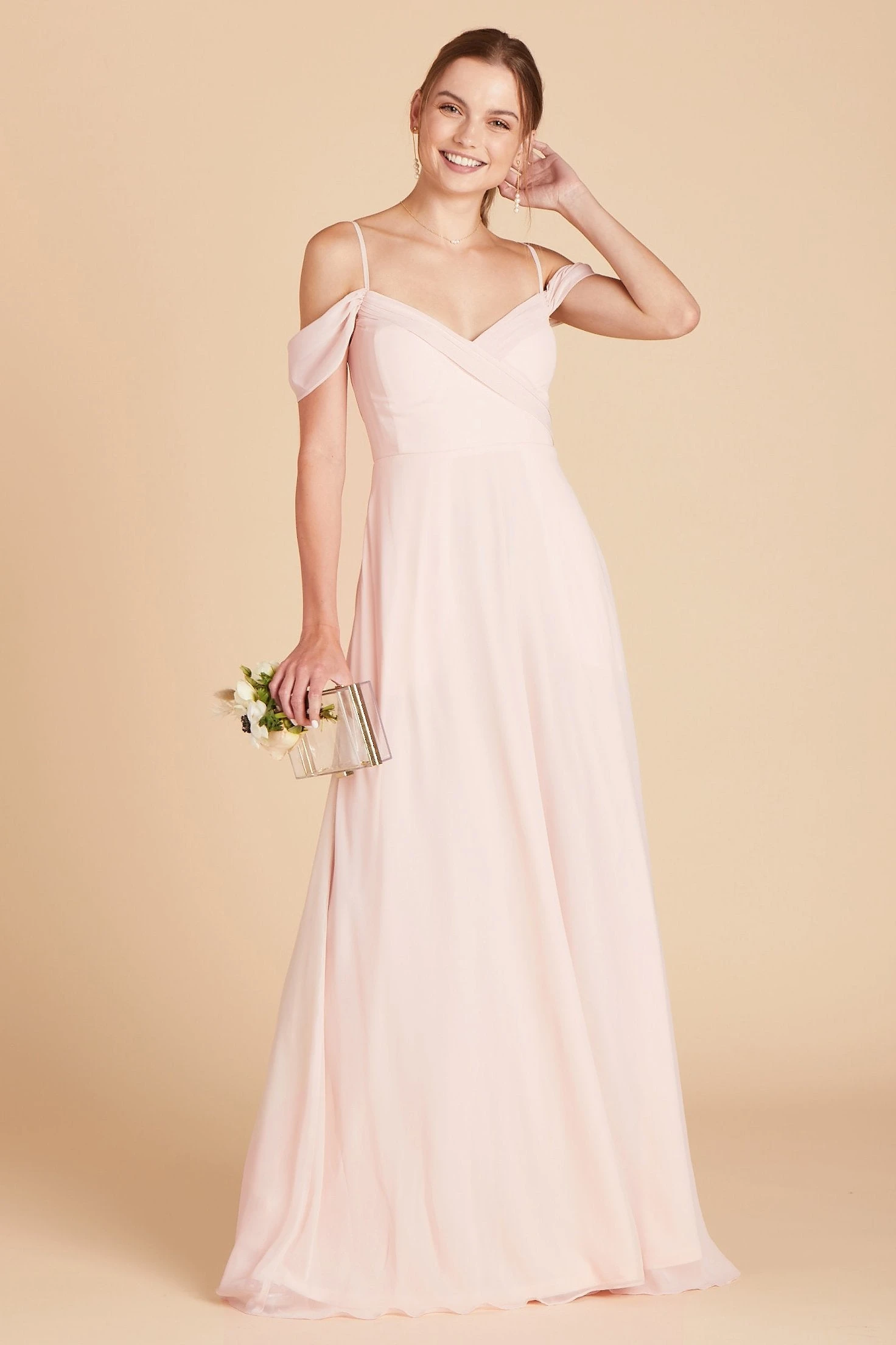 Spence Convertible Dress - Pale Blush - Image 12