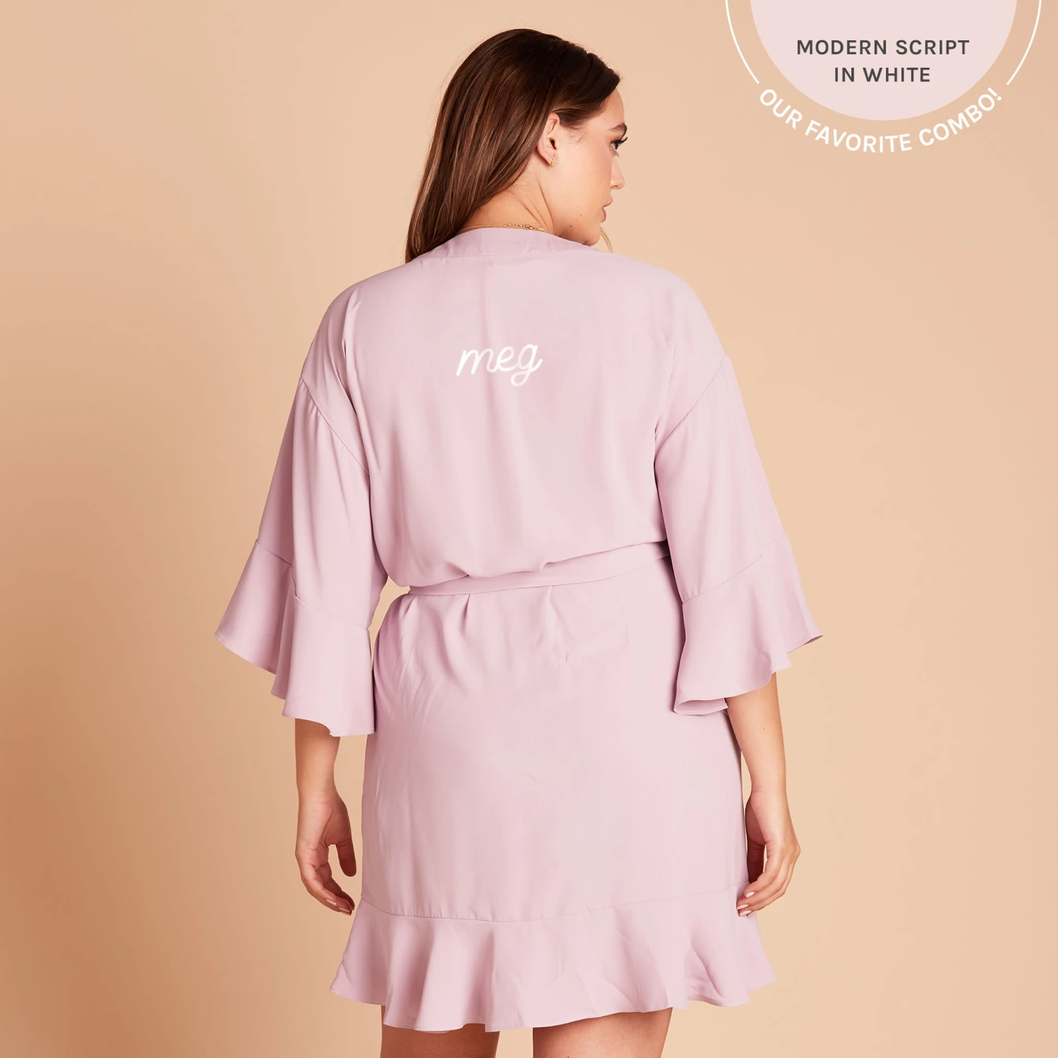 Kenny Ruffle Robe - Lavender - Image 8