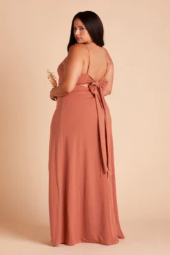 Benny Crepe Dress - Terracotta