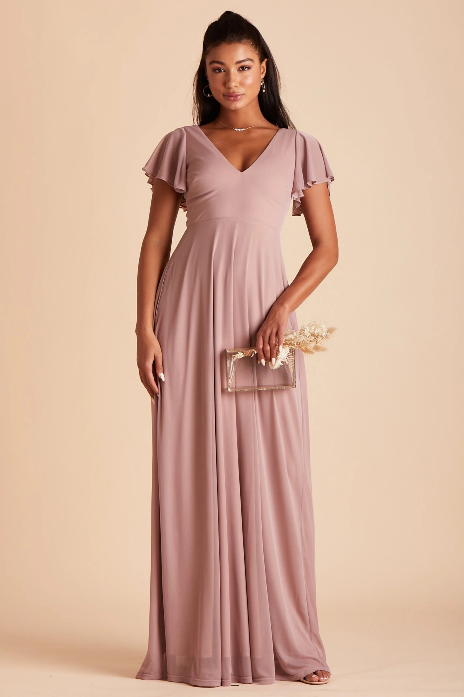 Hannah Dress - Mauve - Image 4