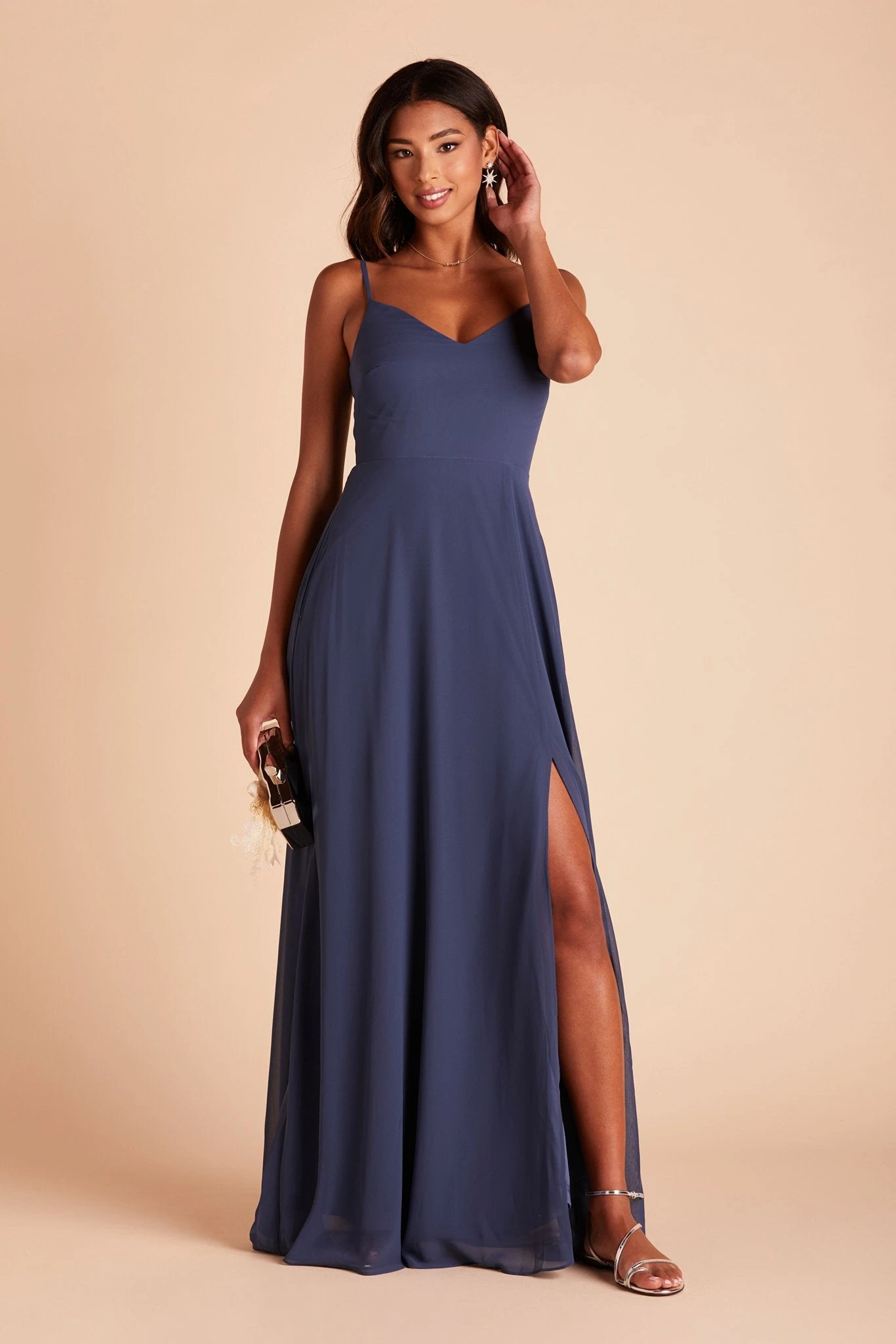 Devin Convertible Dress - Slate Blue - Image 3