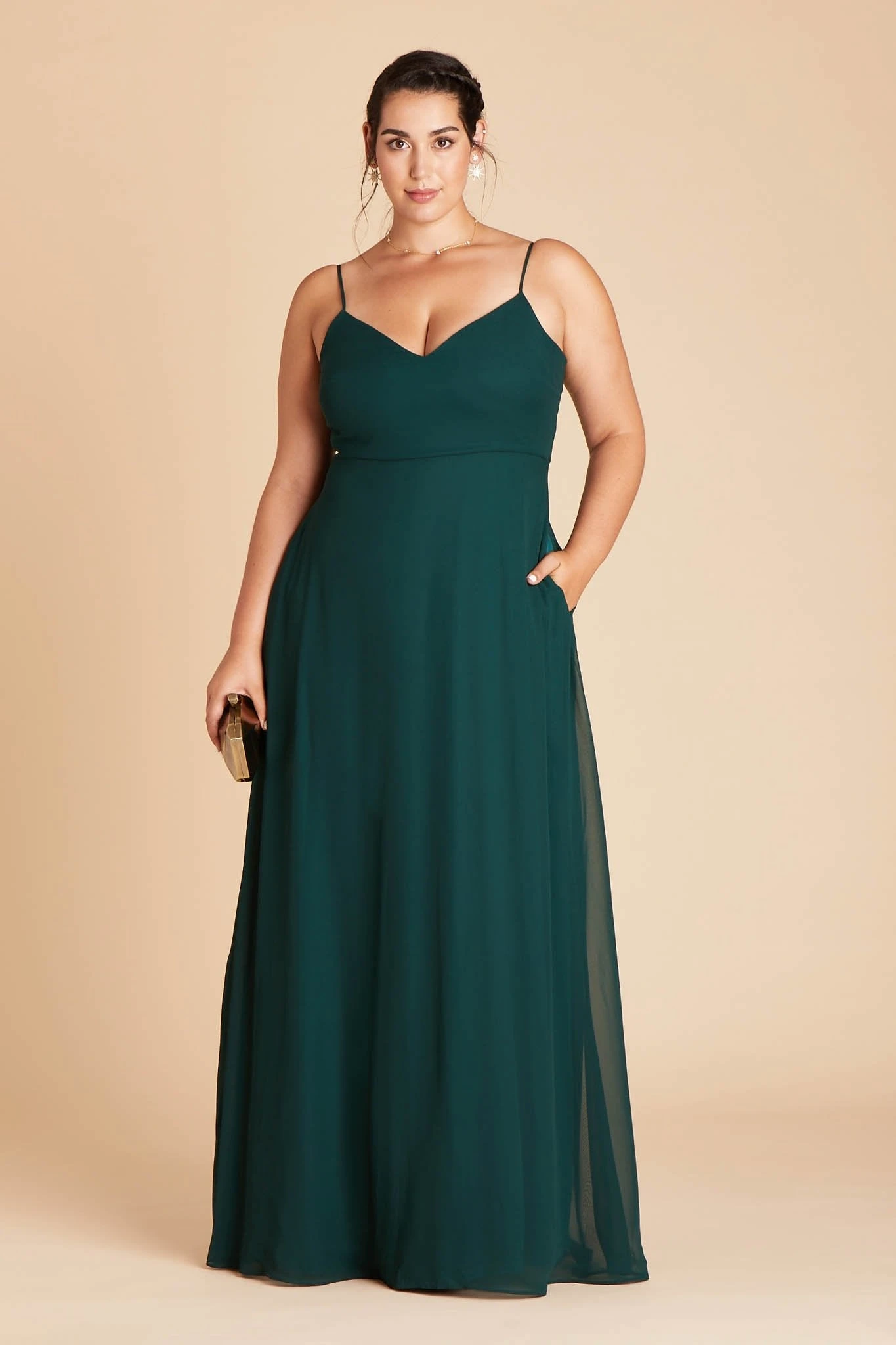 Devin Convertible Dress - Emerald - Image 3