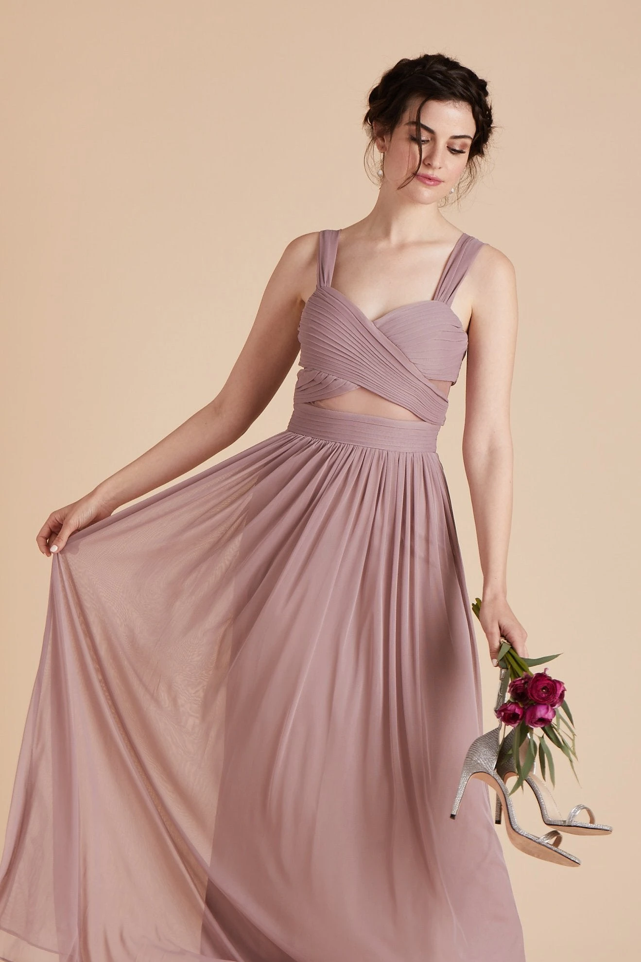 Elsye Dress - Mauve - Image 5