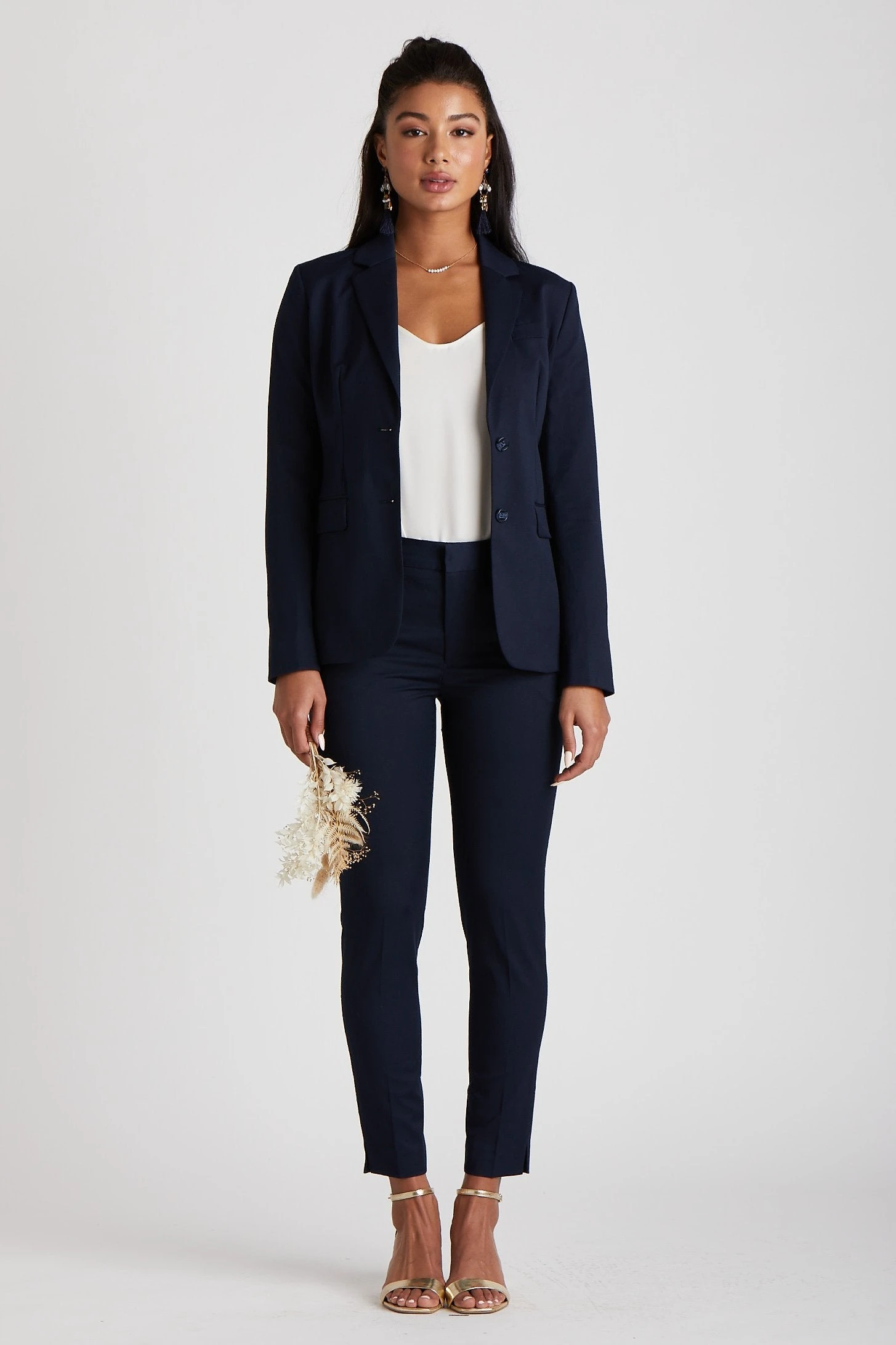 Women's Navy Blue Suit By SuitShop - Image 5