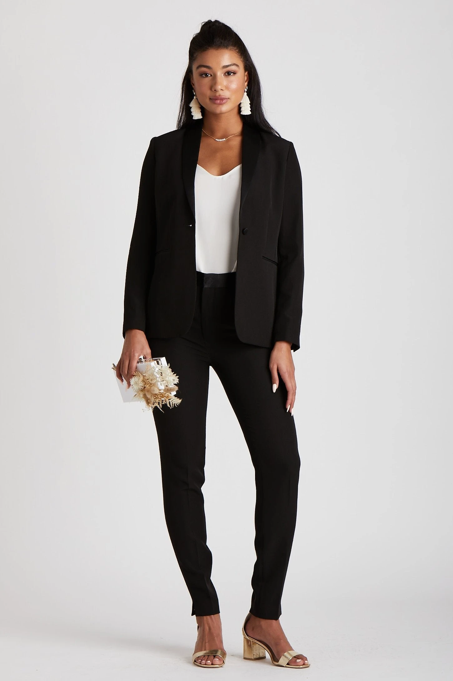 Women's Black Tuxedo By SuitShop - Image 4