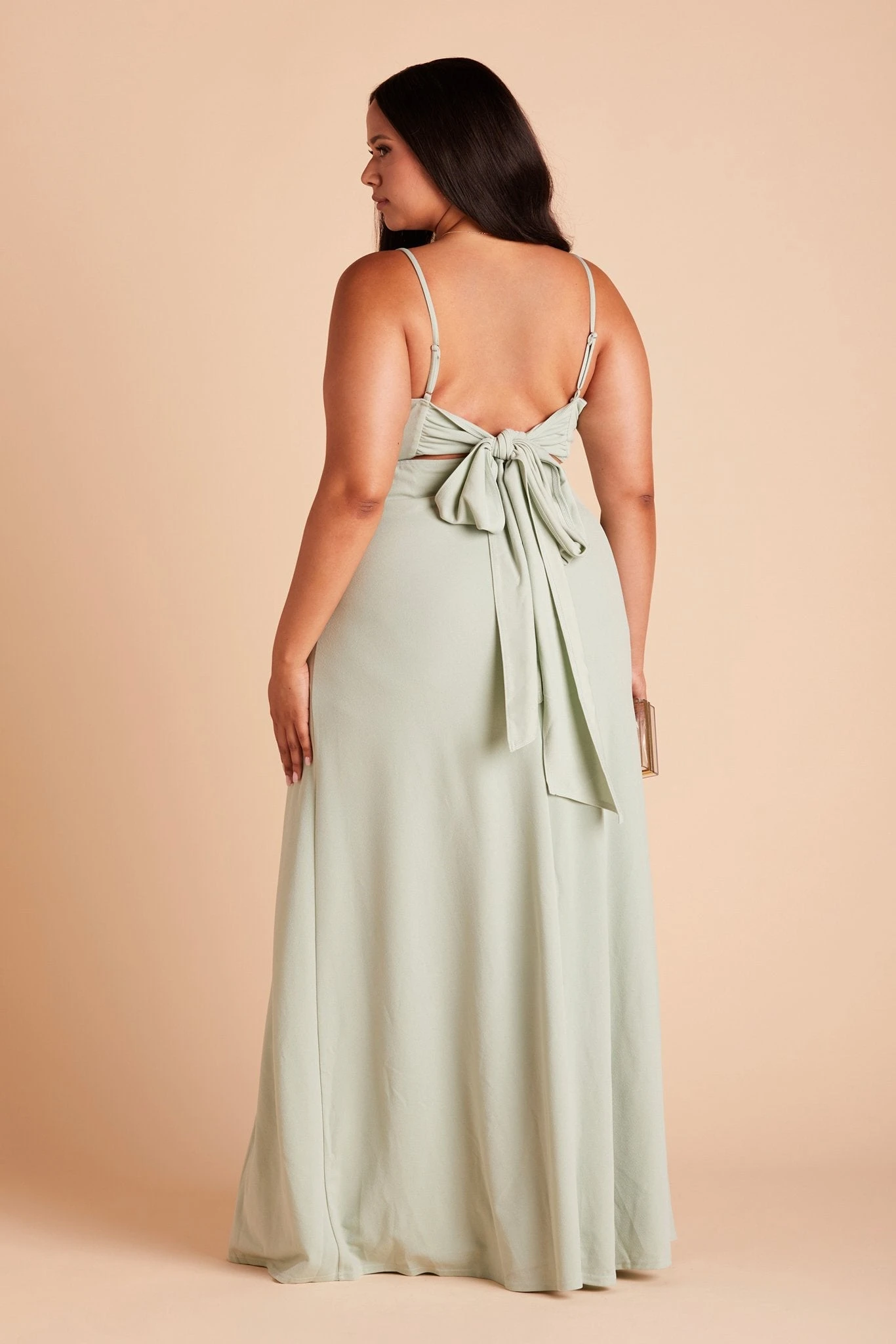Benny Crepe Dress - Sage - Image 13