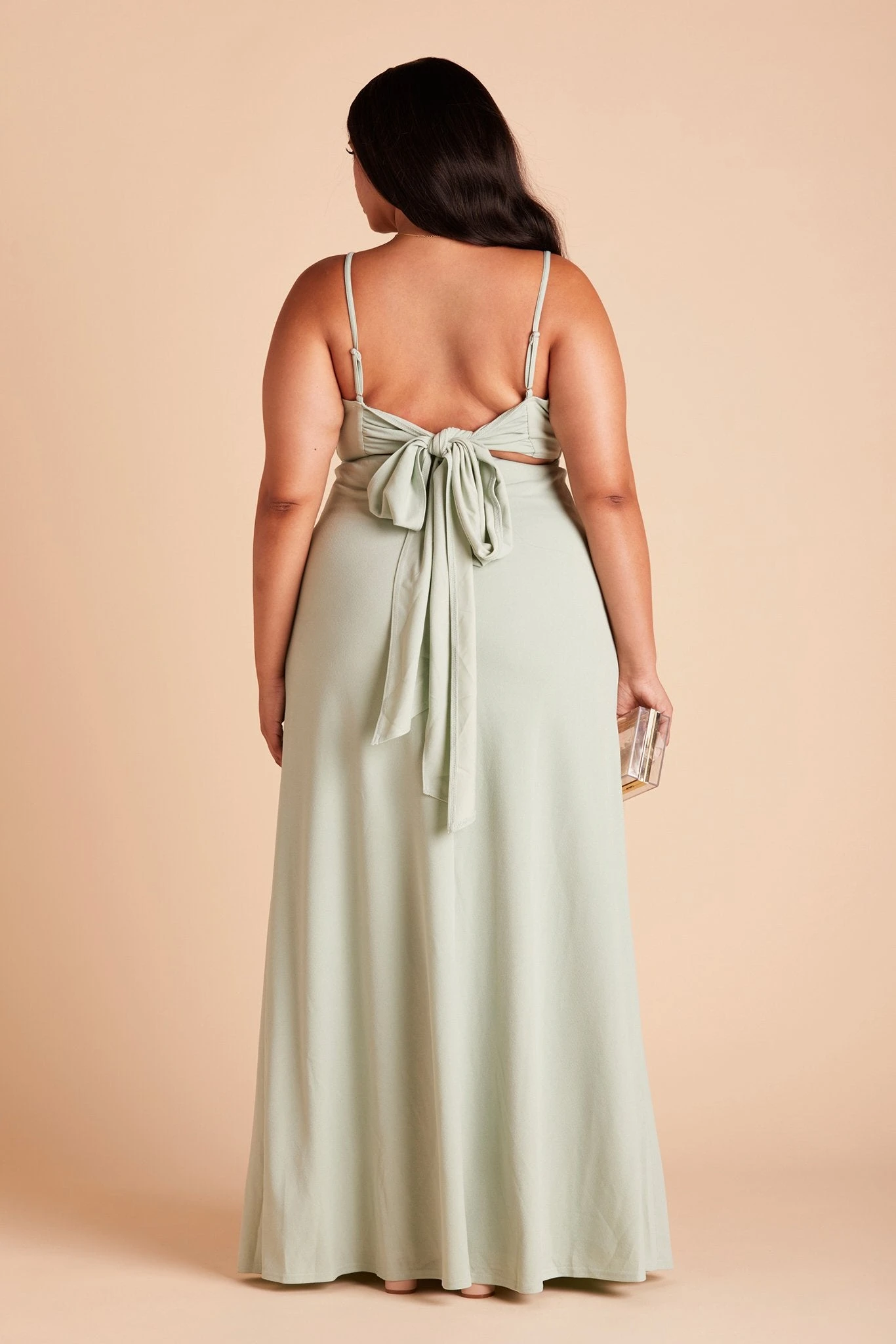 Benny Crepe Dress - Sage - Image 9
