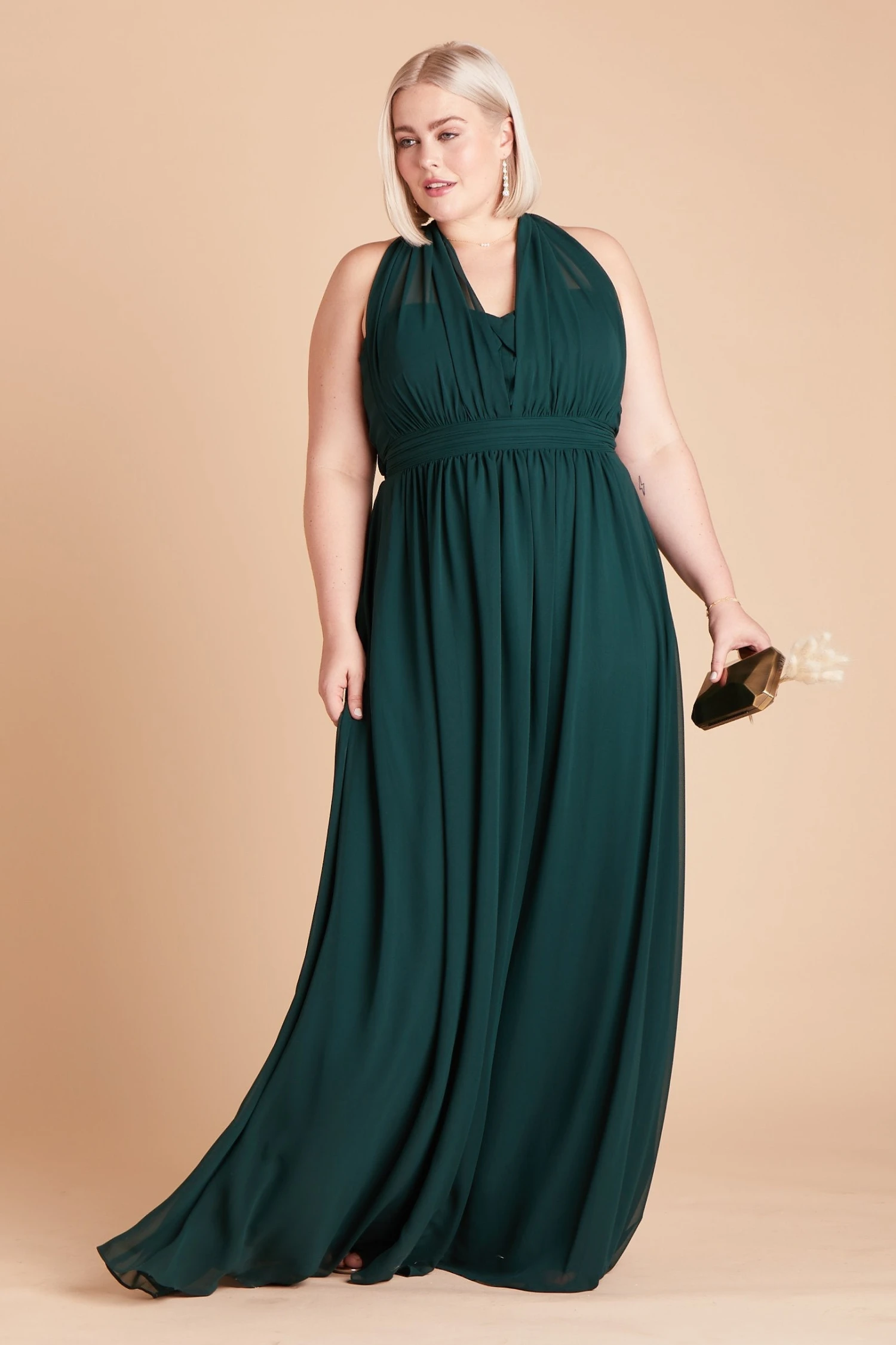 Grace Convertible Dress - Emerald - Image 18