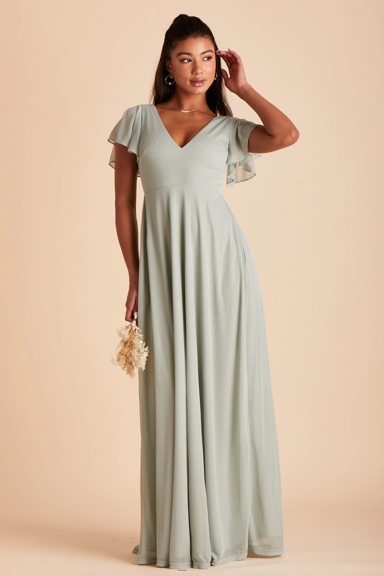 Hannah Dress - Sage - Image 6