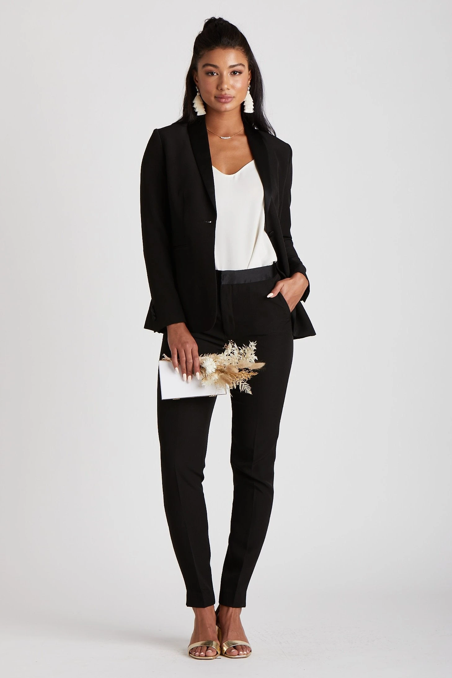 Women's Black Tuxedo By SuitShop