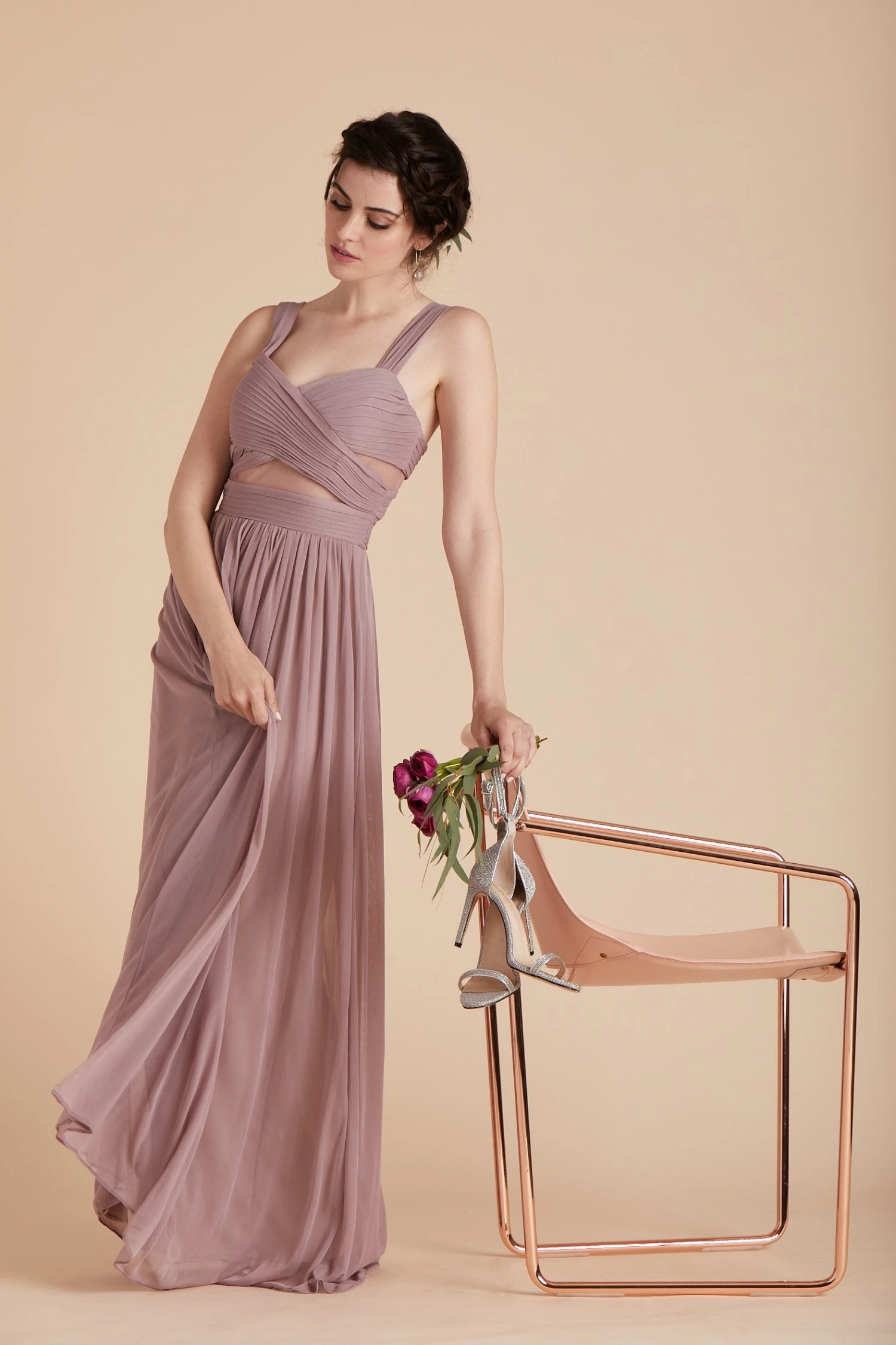 Elsye Dress - Mauve - Image 4