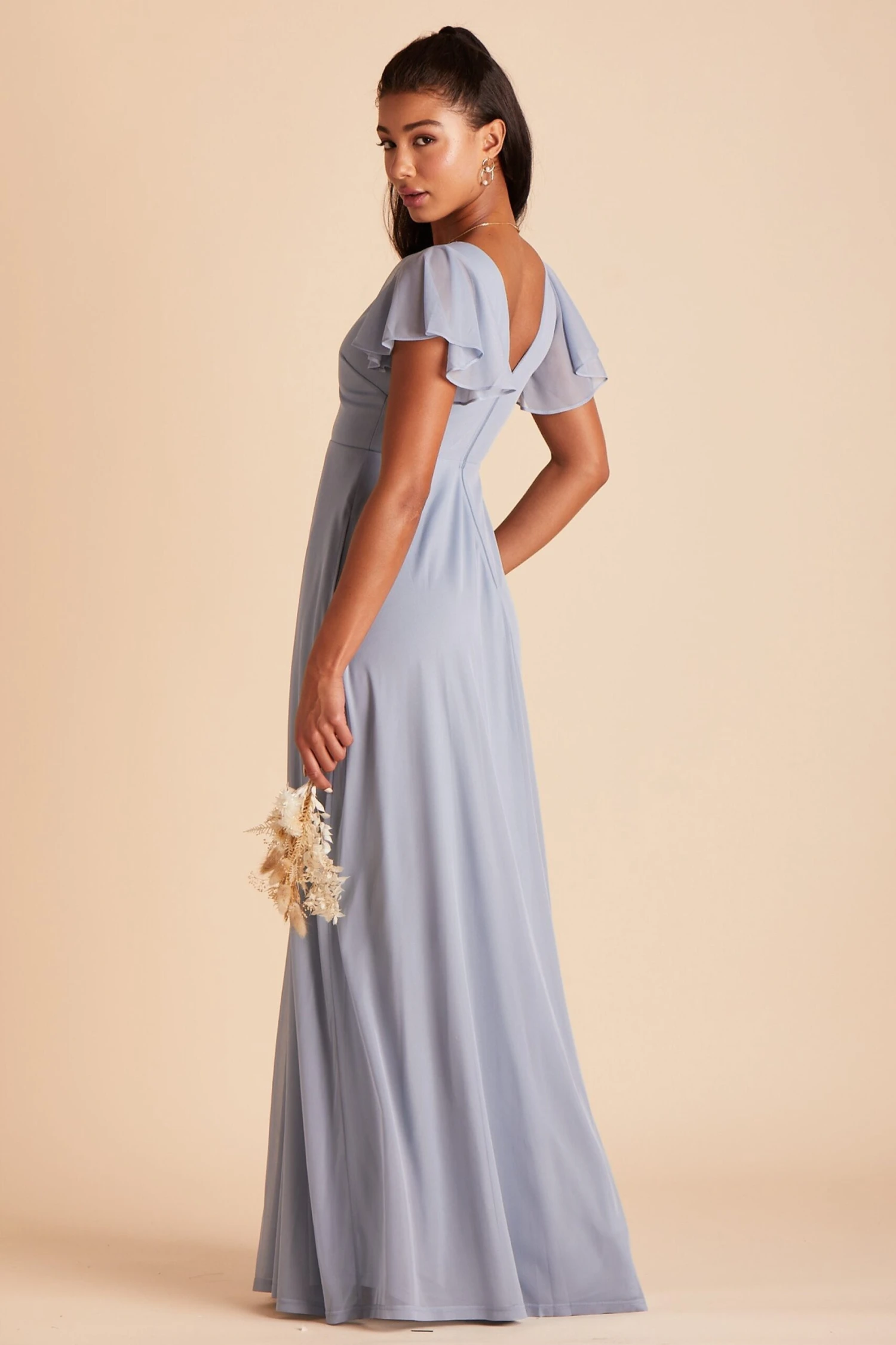 Hannah Dress - Dusty Blue - Image 3