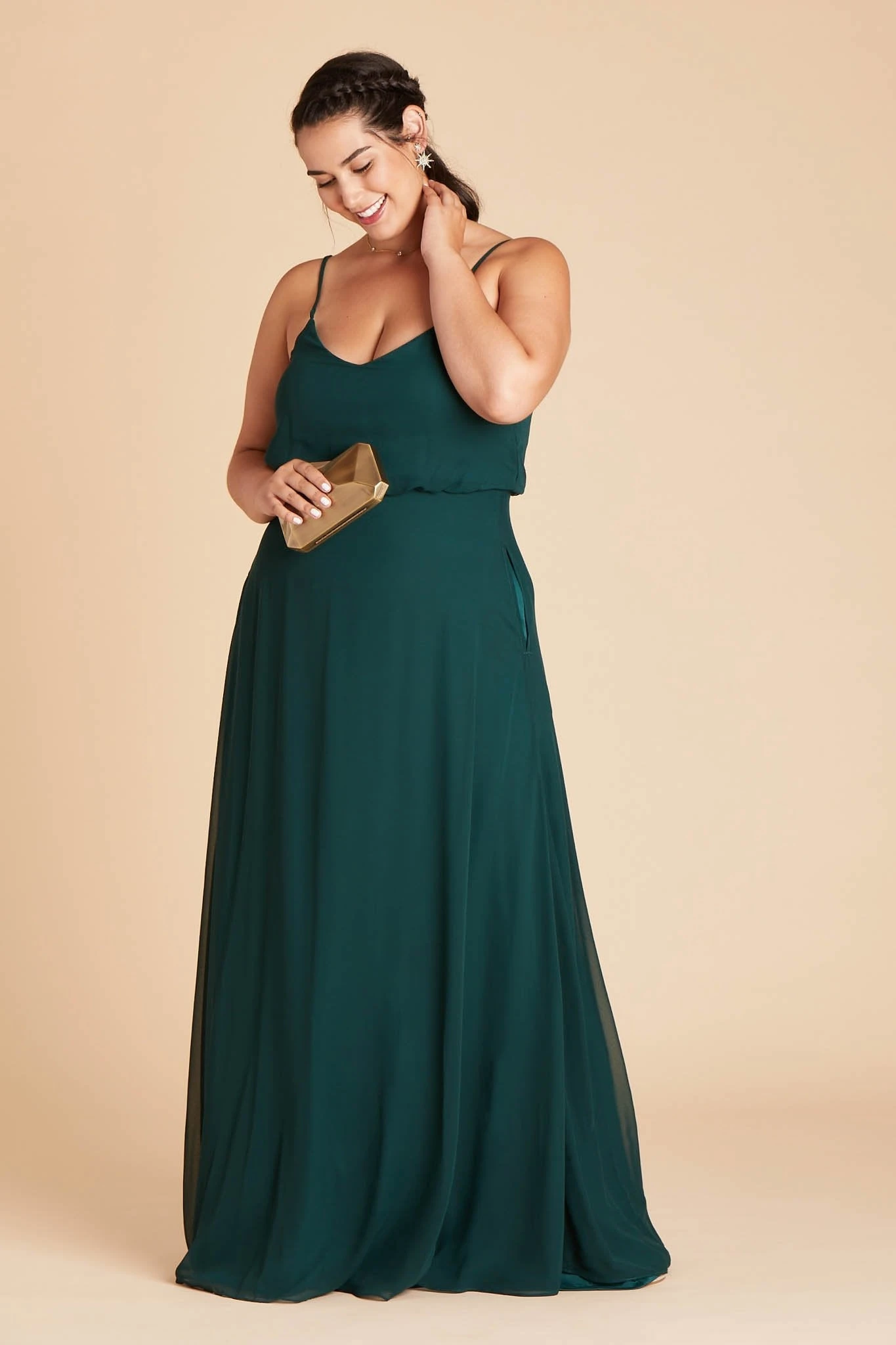 Gwennie Dress - Emerald - Image 16