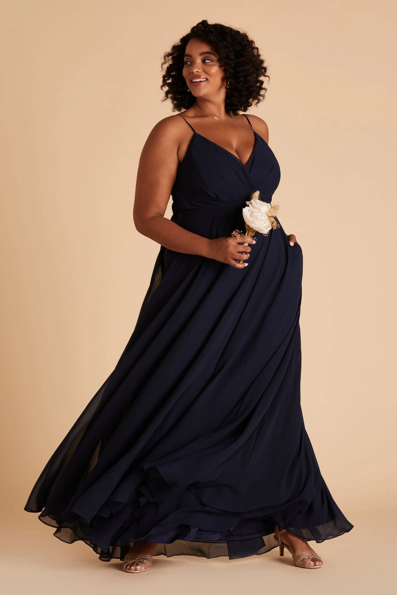 Kaia Dress - Navy - Image 9