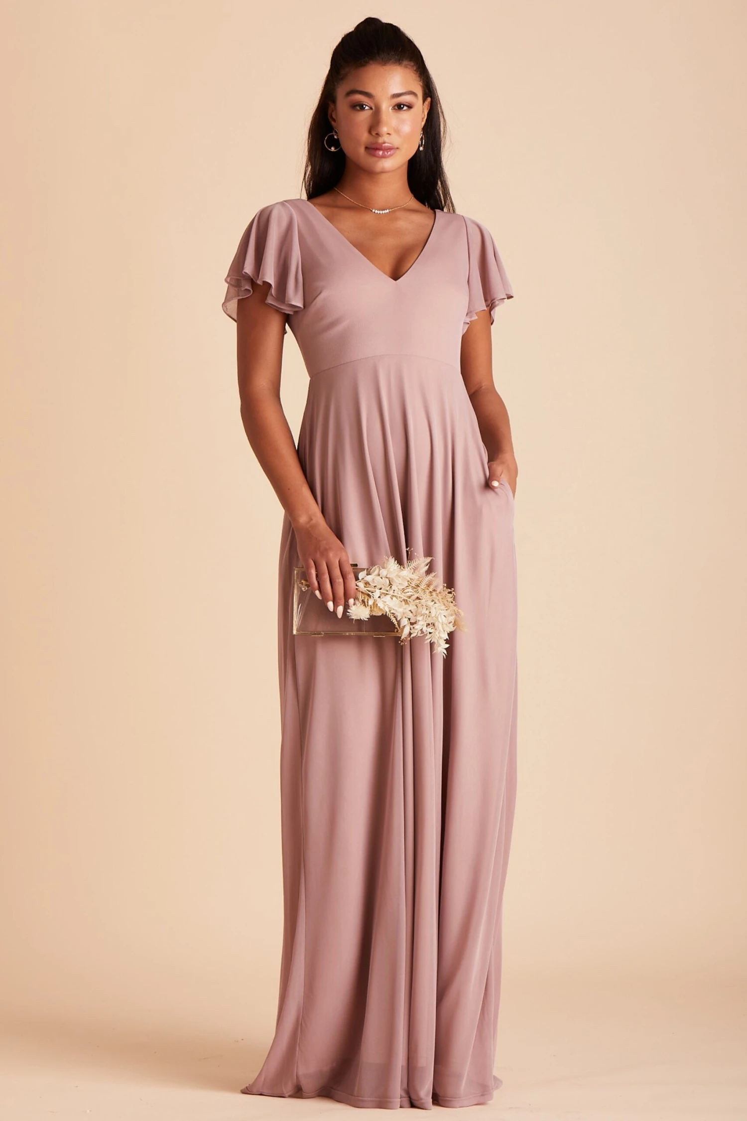 Hannah Dress - Mauve - Image 3