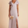 Hannah Crepe Dress - Lilac