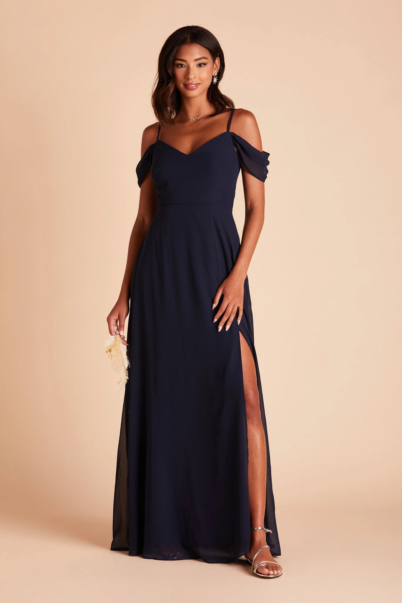 Devin Convertible Dress - Navy - Image 5