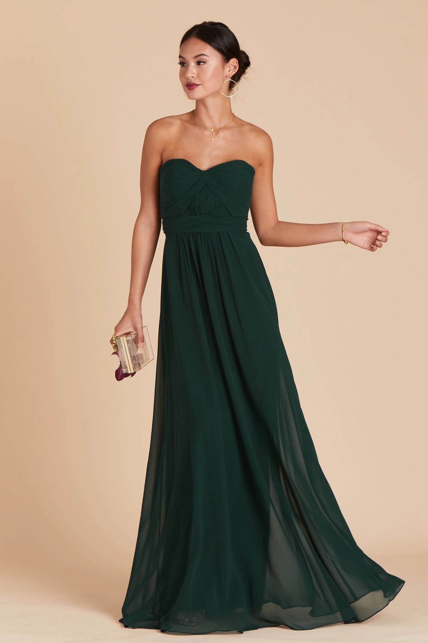 Grace Convertible Dress - Emerald - Image 11