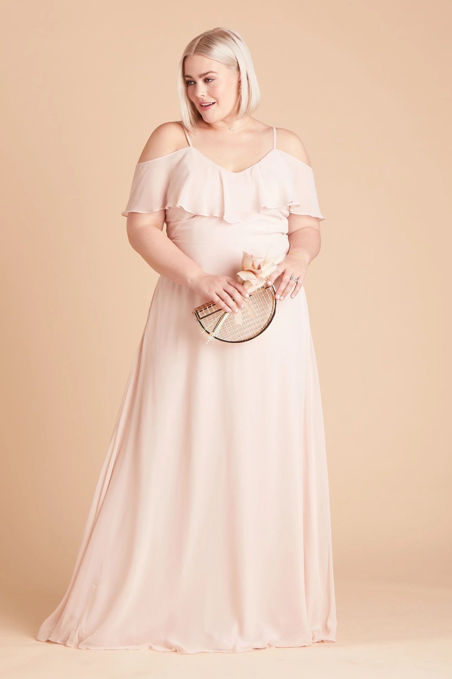 Jane Convertible Dress - Pale Blush - Image 17