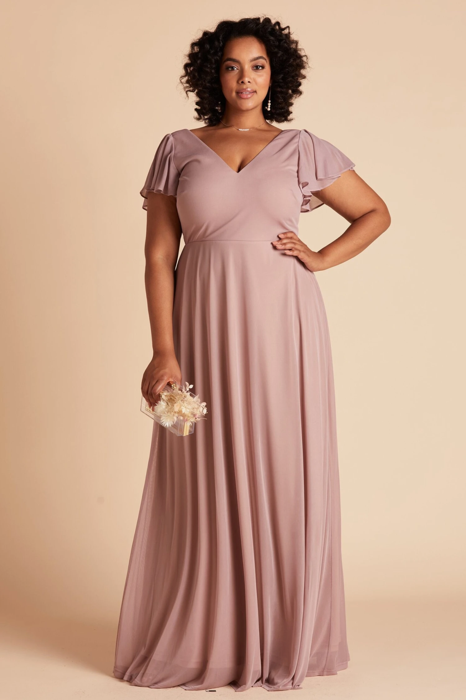 Hannah Dress - Mauve - Image 10
