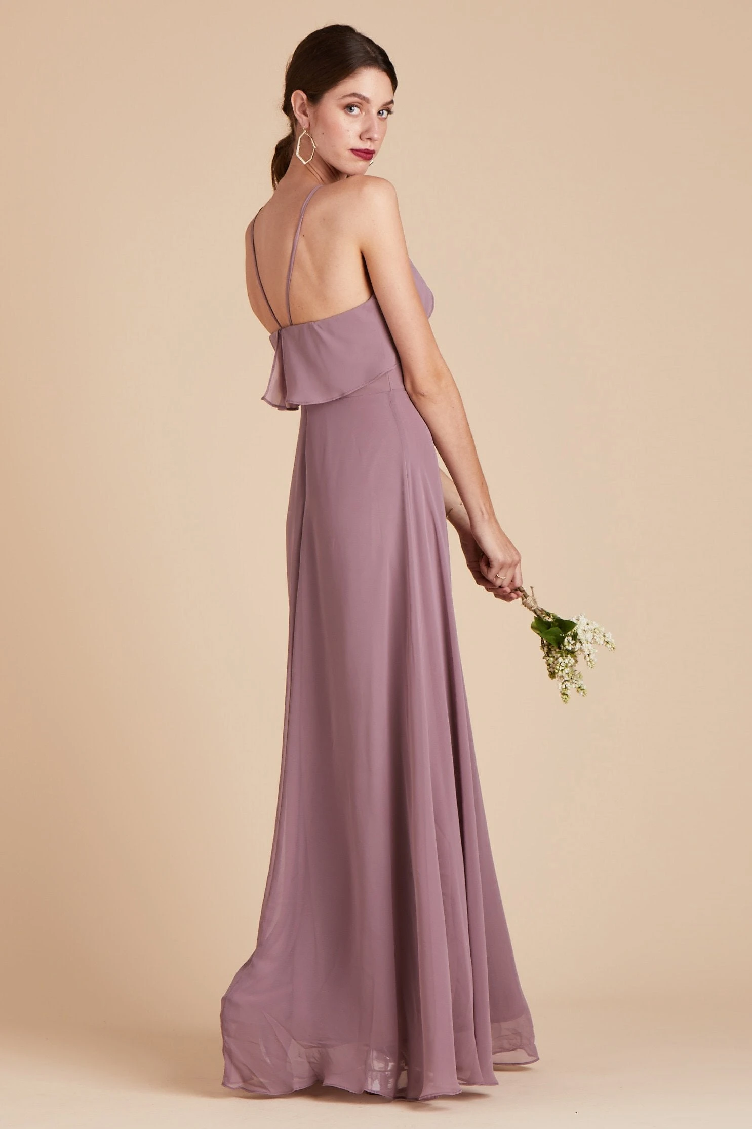 Jules Dress - Dark Mauve - Image 5