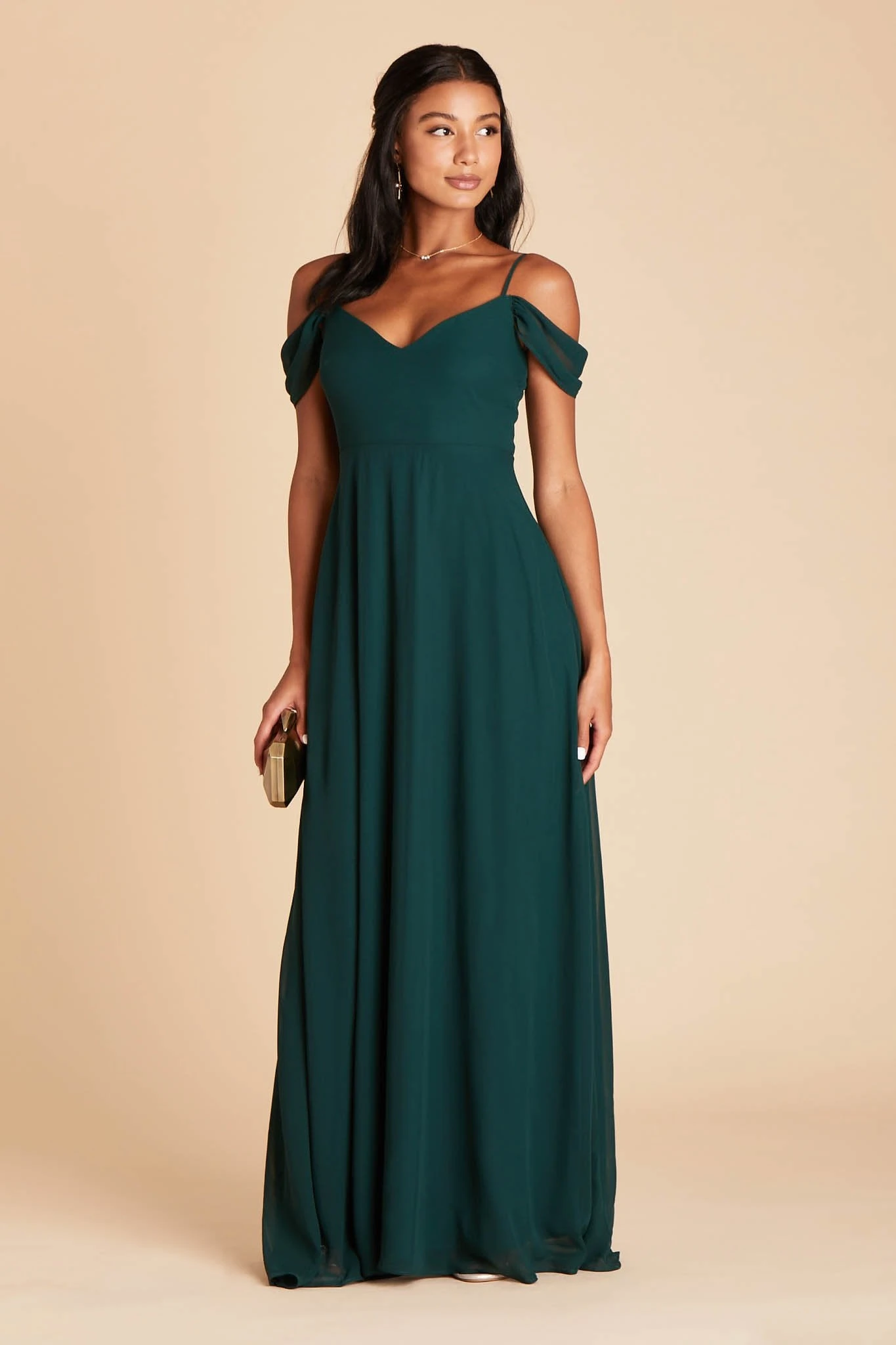 Devin Convertible Dress - Emerald - Image 10
