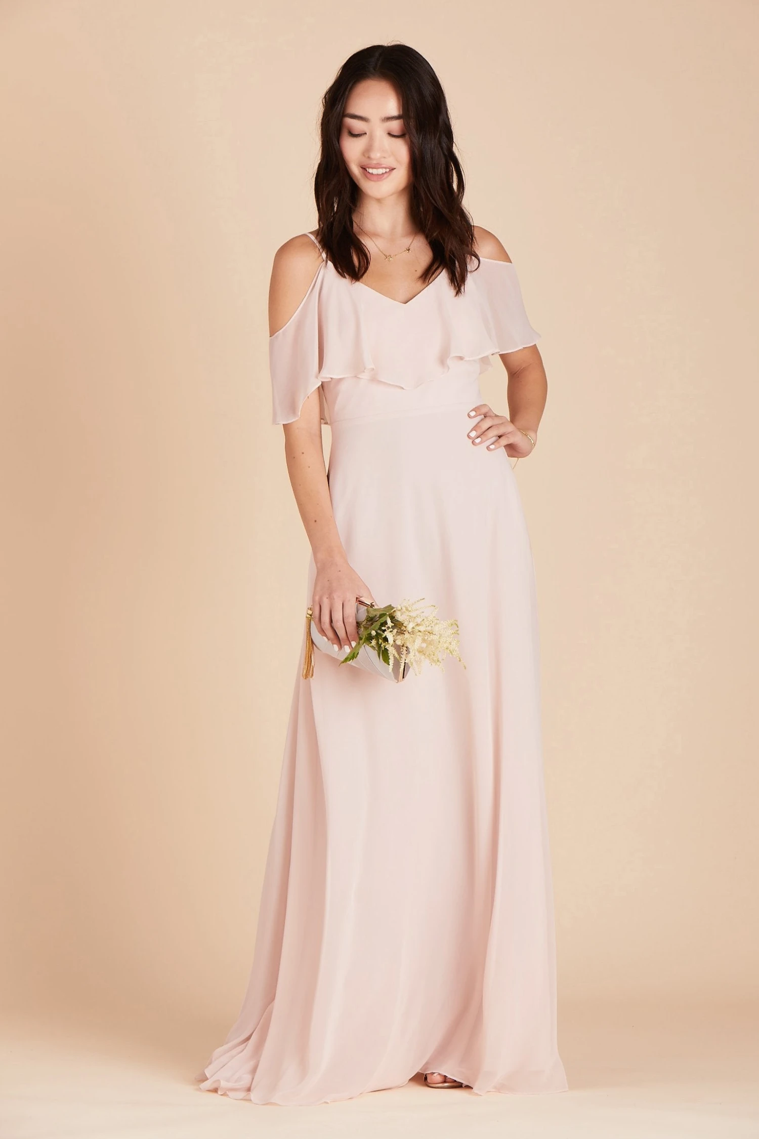 Jane Convertible Dress - Pale Blush - Image 5