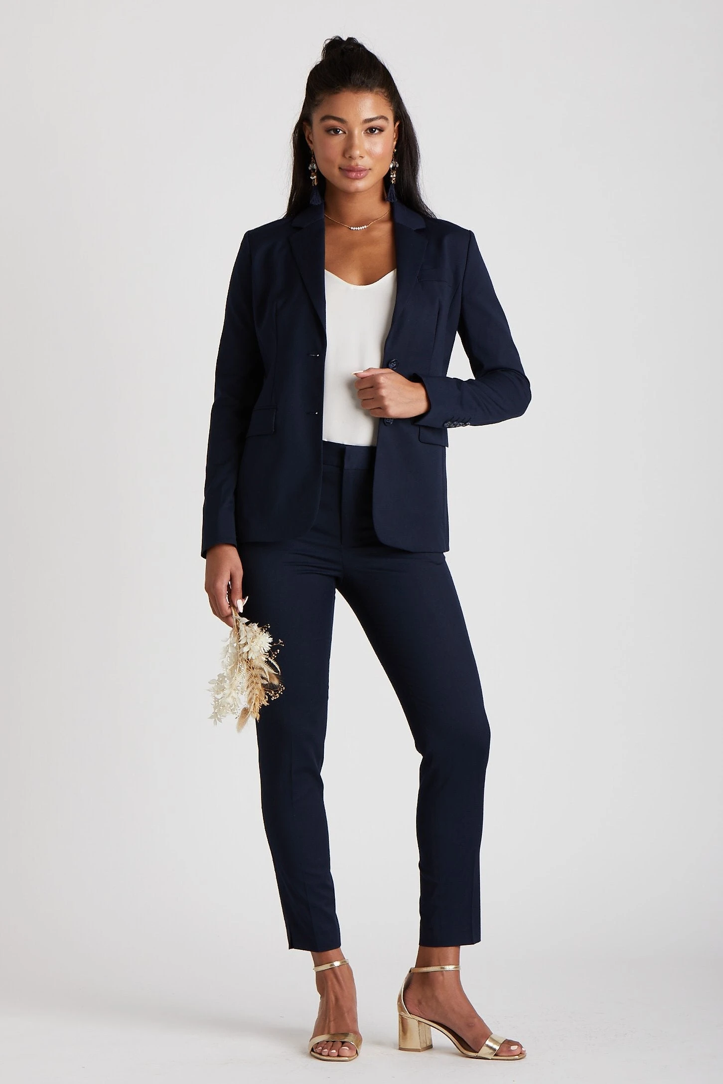 Women's Navy Blue Suit By SuitShop - Image 4