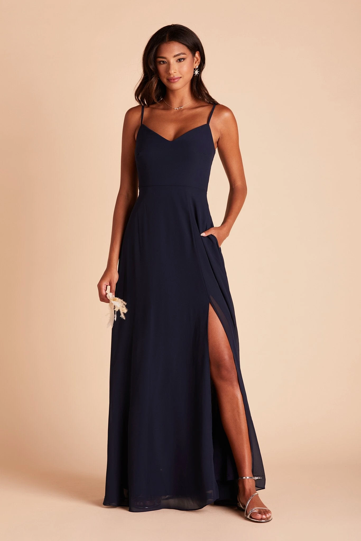 Devin Convertible Dress - Navy - Image 4