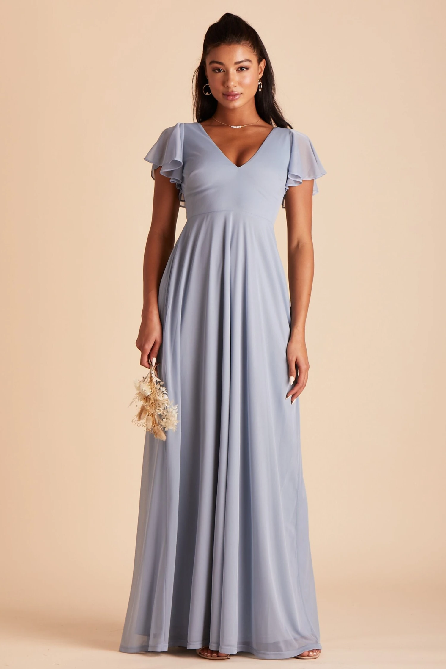 Hannah Dress - Dusty Blue - Image 2