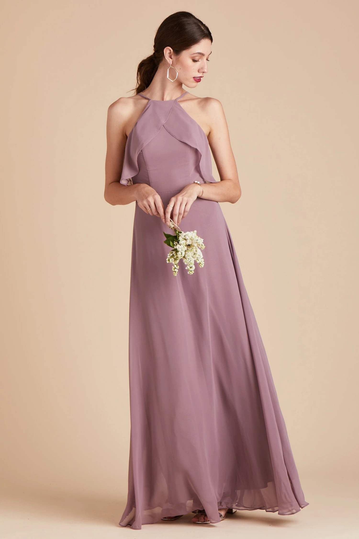 Jules Dress - Dark Mauve - Image 7