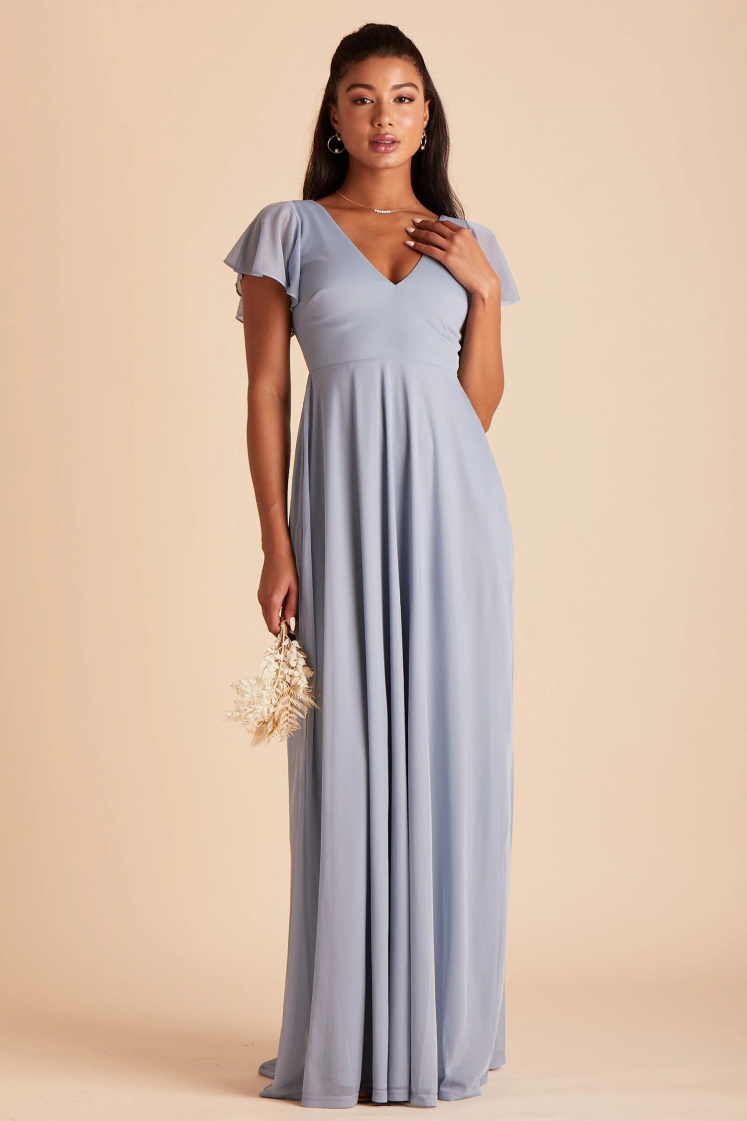 Hannah Dress - Dusty Blue - Image 4
