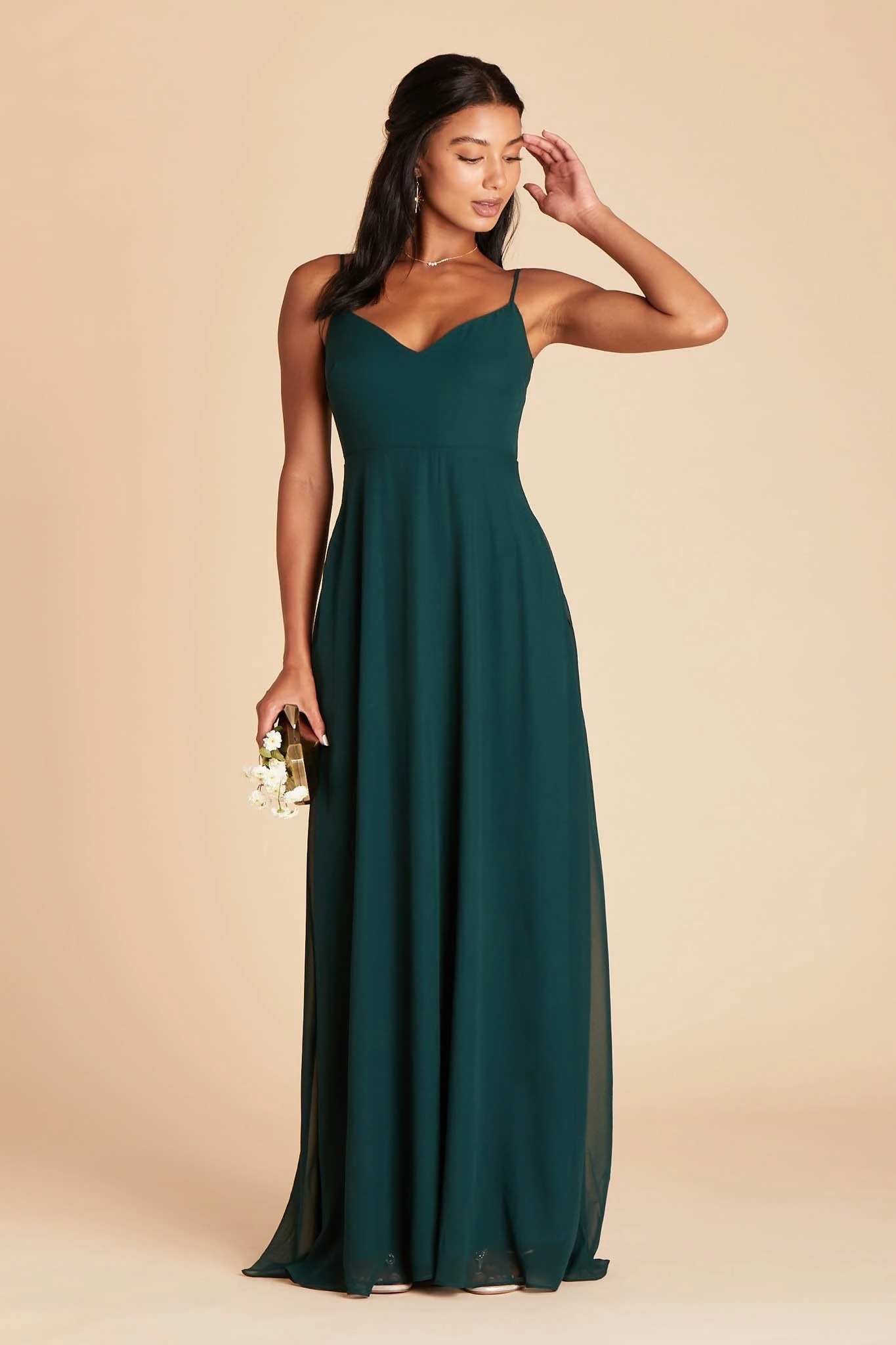 Devin Convertible Dress - Emerald - Image 7