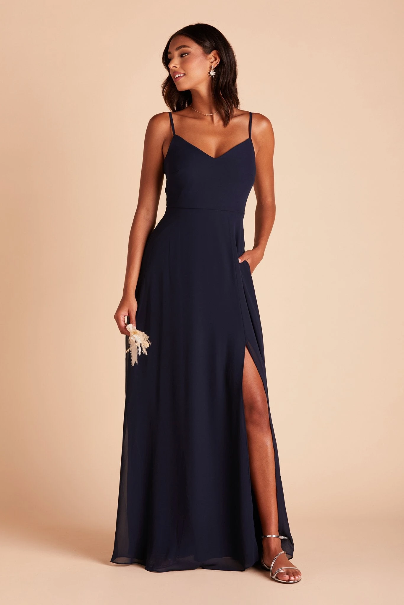 Devin Convertible Dress - Navy - Image 10