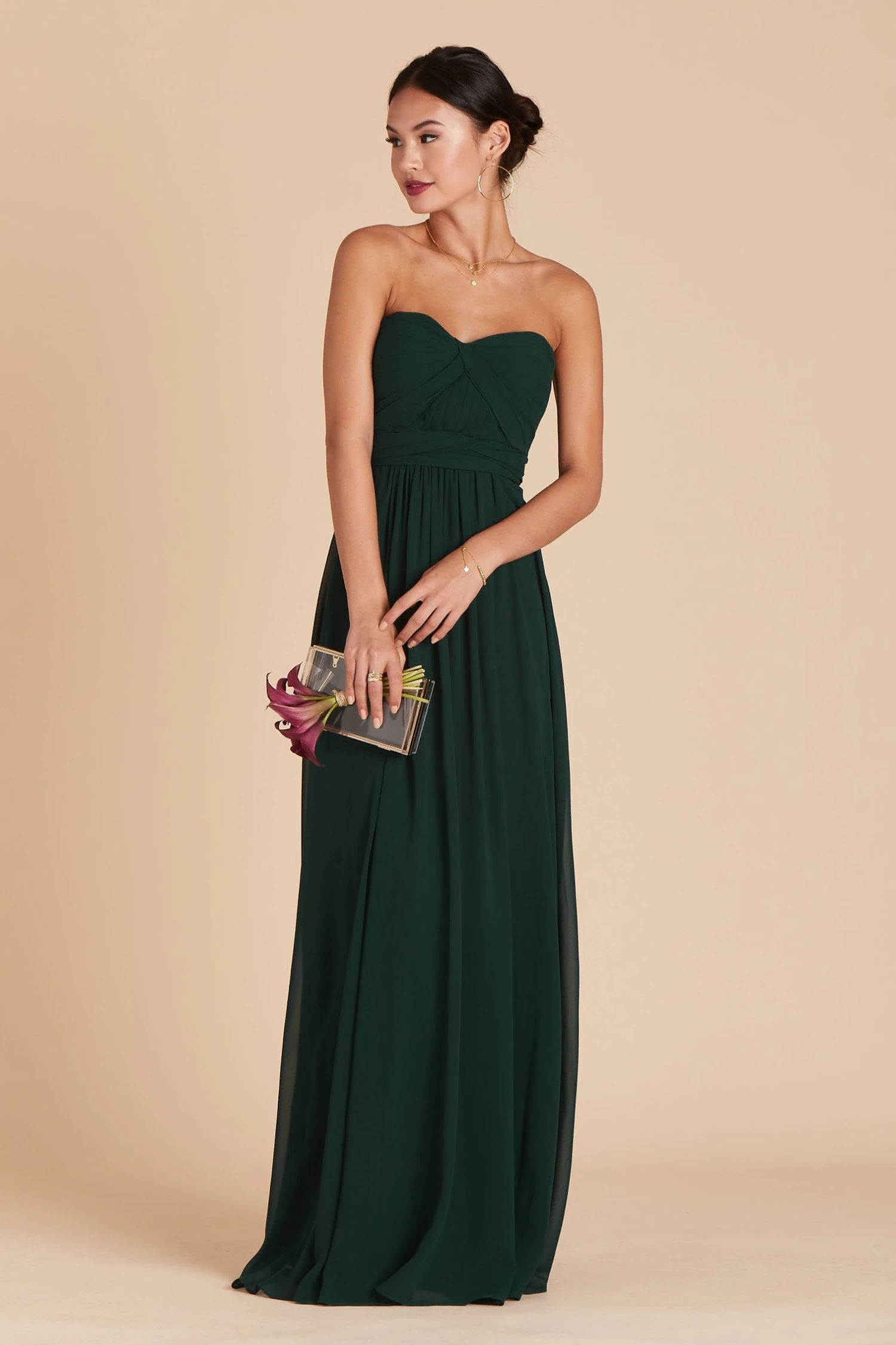 Grace Convertible Dress - Emerald - Image 8