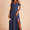 Devin Convertible Dress - Slate Blue