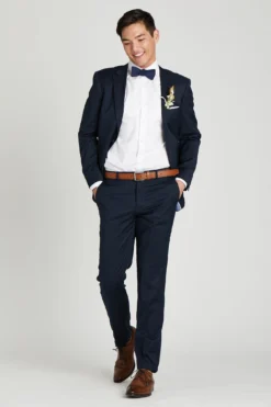 Navy Blue Suit By SuitShop