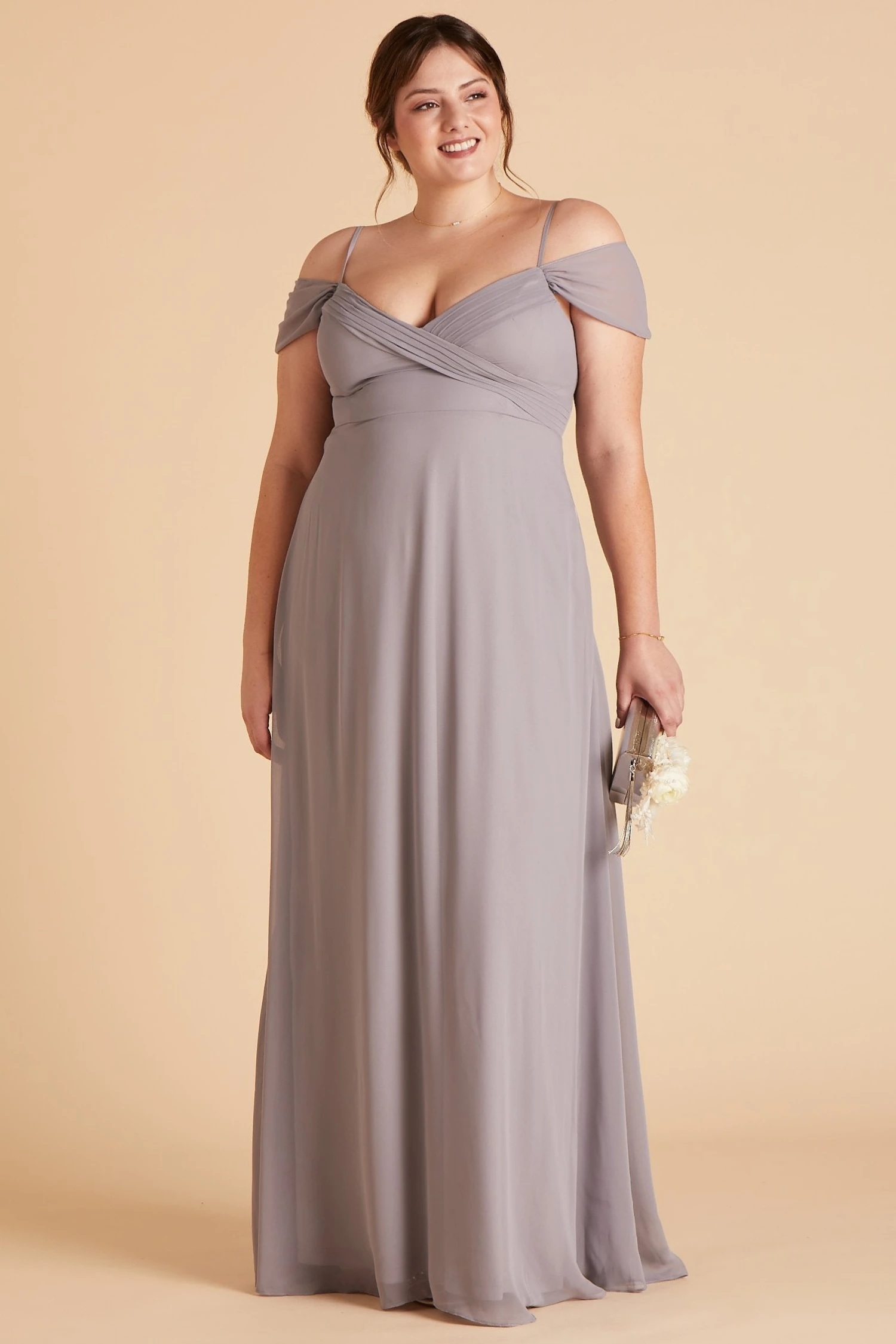 Spence Convertible Dress - Silver - Image 15