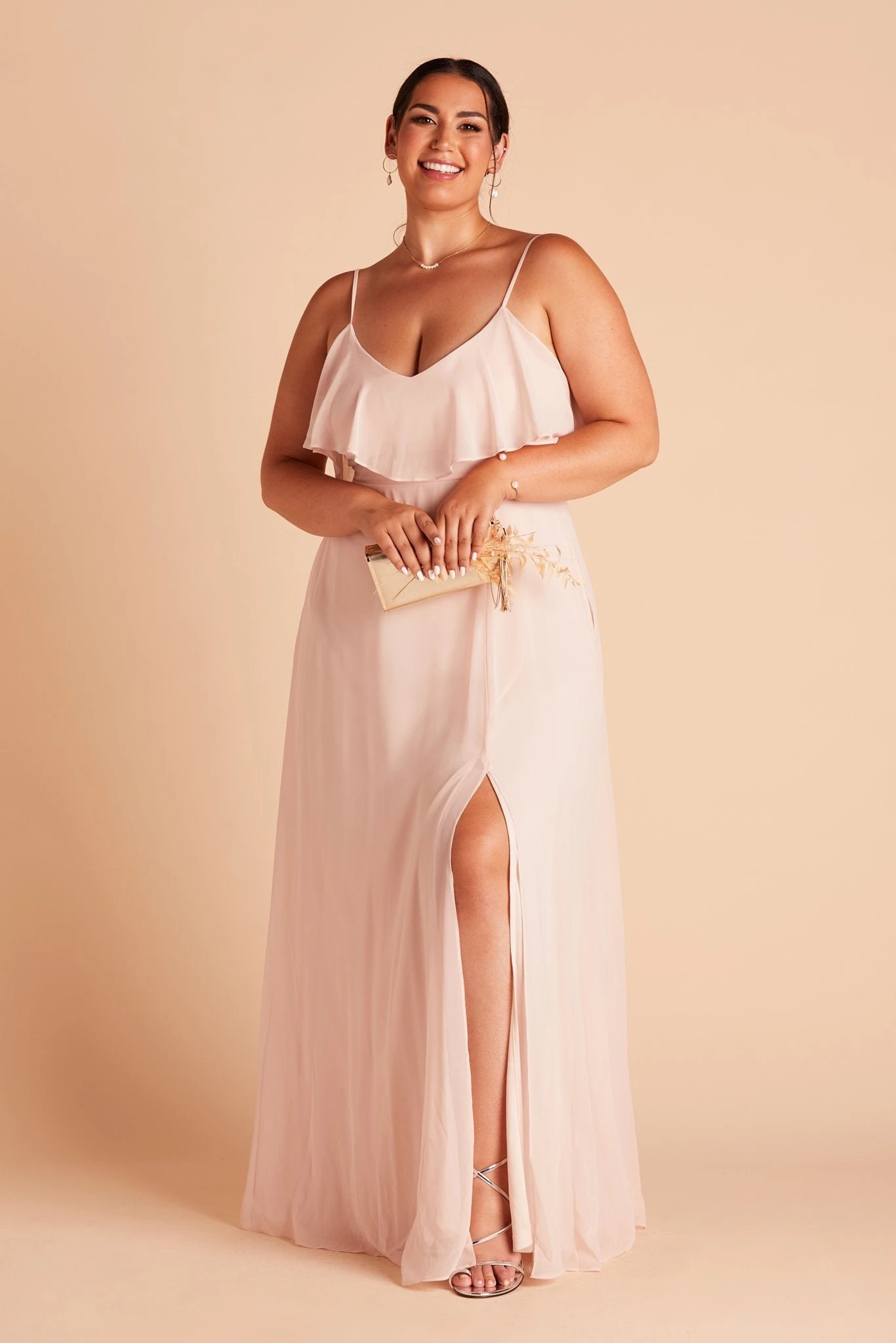 Jane Convertible Dress - Pale Blush - Image 20