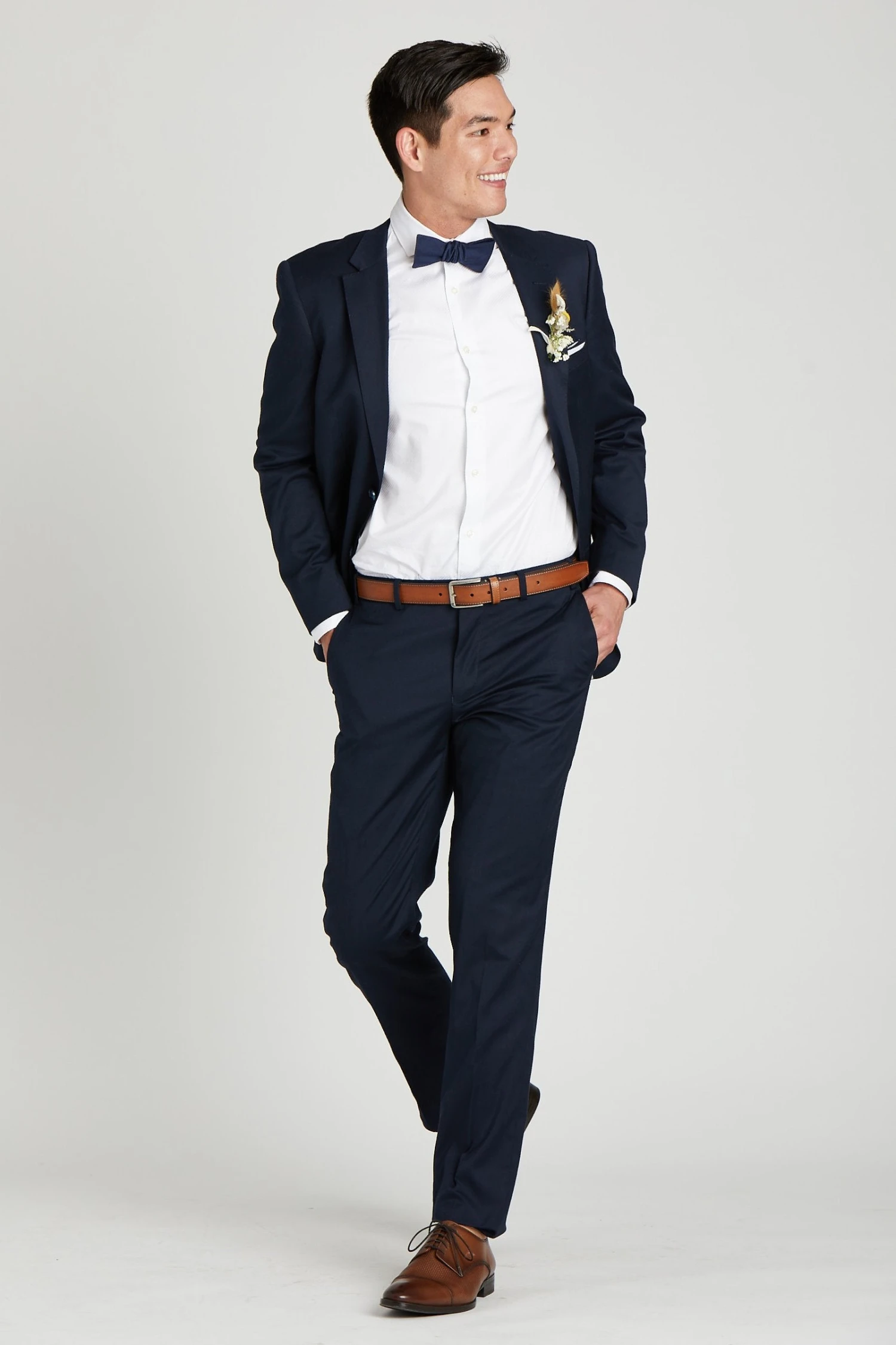 Daniel Bow Tie - Navy - Image 5