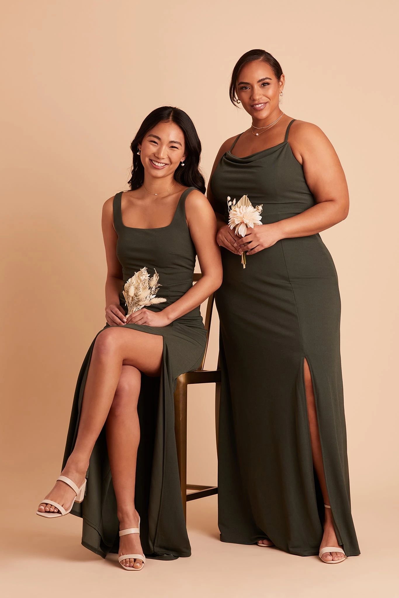 Alex Convertible Dress - Olive - Image 18