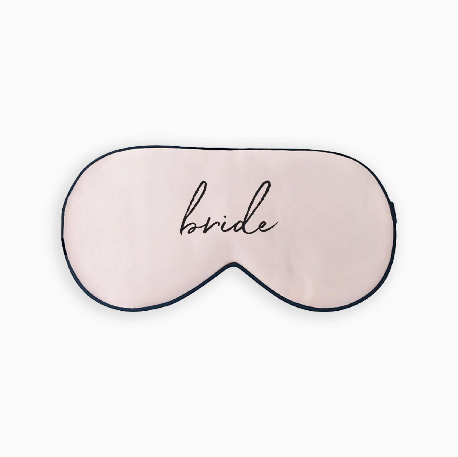 Silk Bride Sleep Mask - Script Black