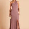 Kira Crepe Dress - Dark Mauve