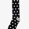 Polka Dot Groomsmen Socks By No Cold Feet - Black