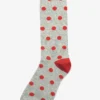 Polka Dot Groomsmen Socks By No Cold Feet - Red