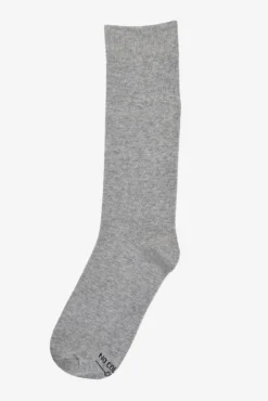 Solid Groomsmen Socks By No Cold Feet - Heather Grey
