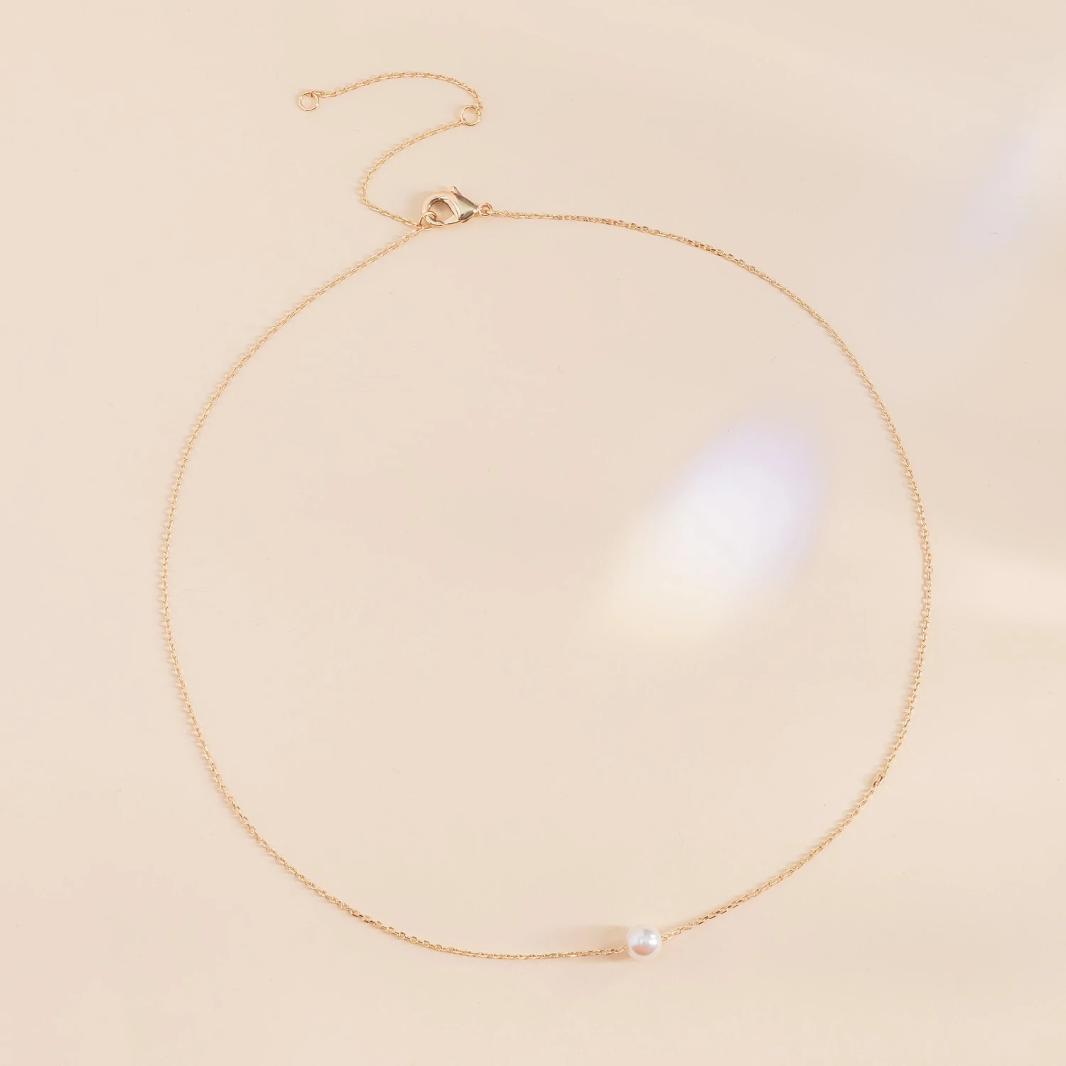 Santa Barbara Single Pearl Necklace